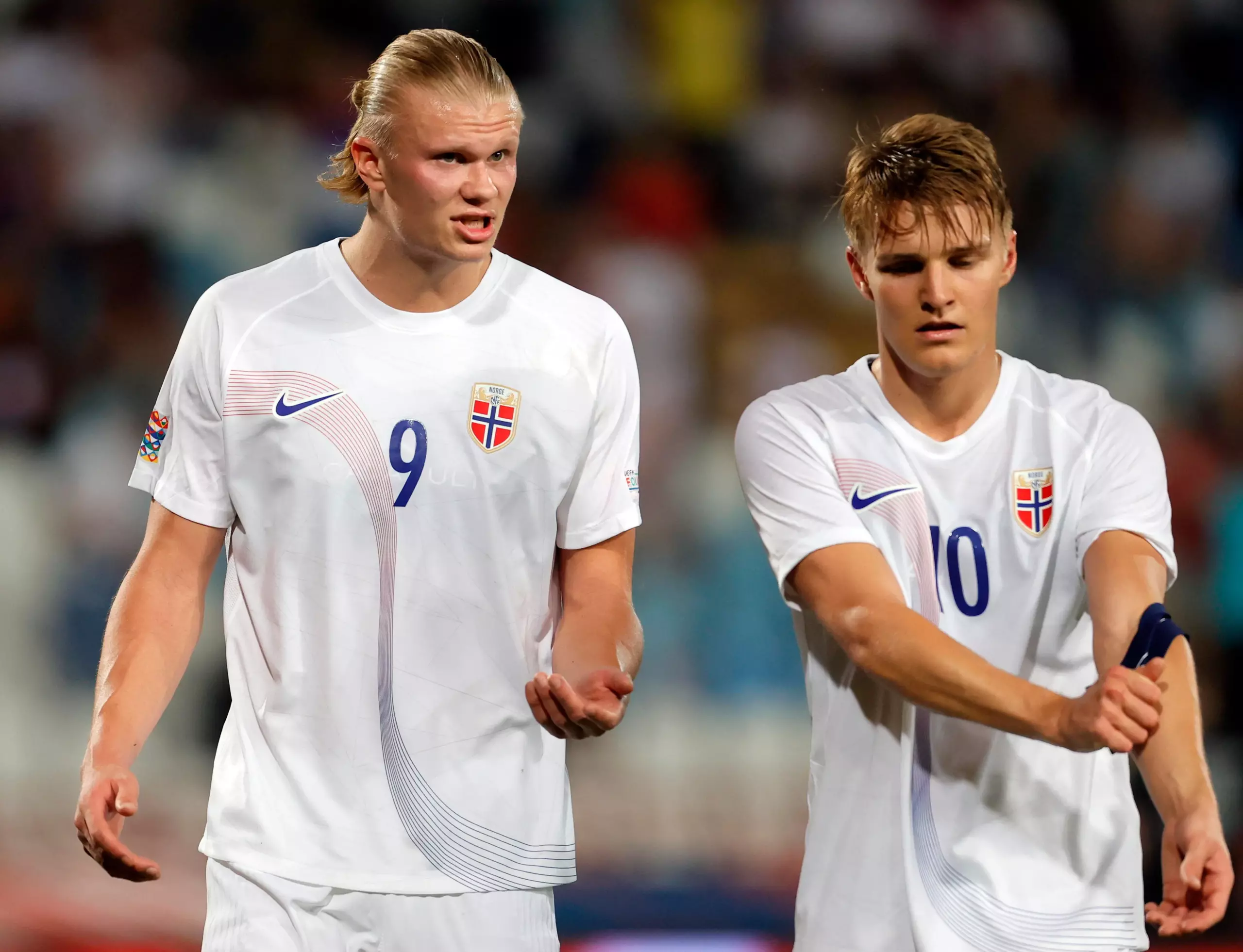 Martin Odegaard. Эрлинг Холланд Норвегия.